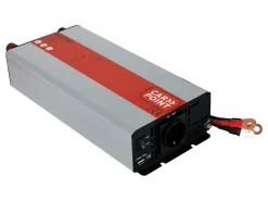 Carpoint Wechselrichter^12V>230V Inverter mit Akku-Kabel - 1500 Watt