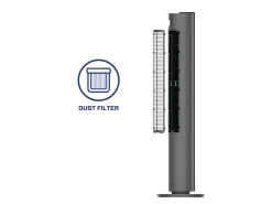 Markenlos Ventilatoren-Clean air optima ca407g smart luxus turmventilator
