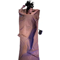 Cocoon TravelSheet ägyptischer Baumwolle Hüttenschlafsack - Khaki< Hüttenschlafsäcke & Inletts