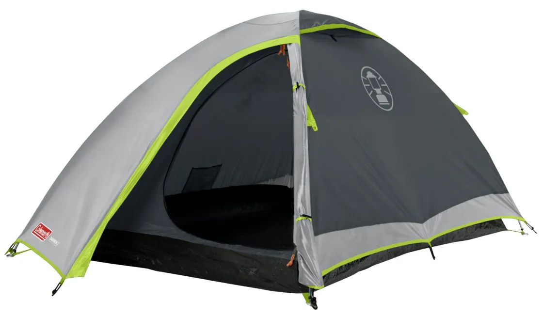 Coleman 3 Personen Kuppelzelte|Zelt 3 Personen-Darwin 3 Grey Kuppelzelt
