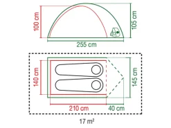 Coleman 2 Personen Kuppelzelte|Verdunkelungszelte^Darwin 2 Plus Blackout Kuppelzelt