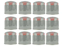 Coleman Gaskartuschen-190gr Gaskartusche mit Sicherheitsventil - Set von 12
