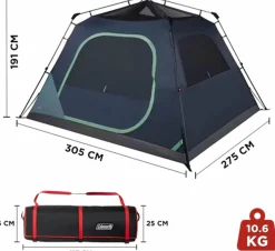 Coleman 6 Personen Kuppelzelte|Familienzelte^Skulodge 6 Zelt
