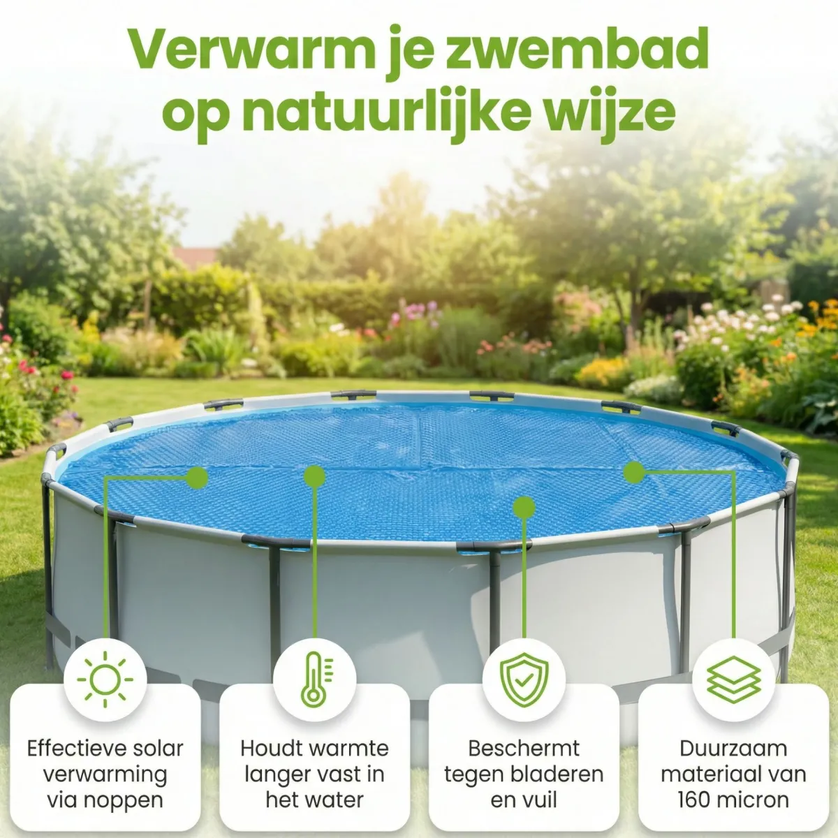 Comfortpool ø366 cm Solarplane - Blue< Pool Zubehör