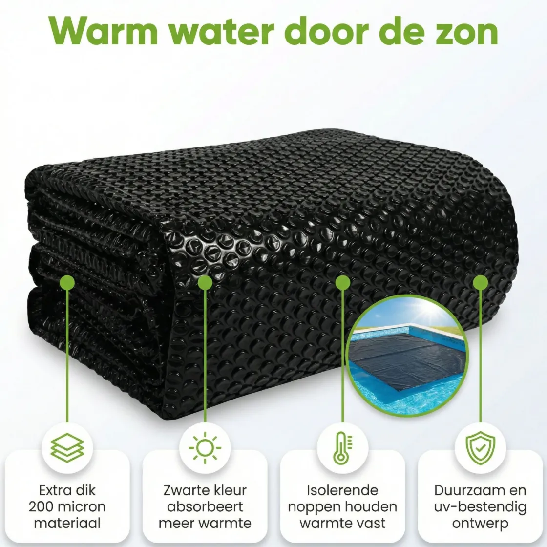 Comfortpool Pool Zubehör^Pro ø396 cm Abdeckplane - Black