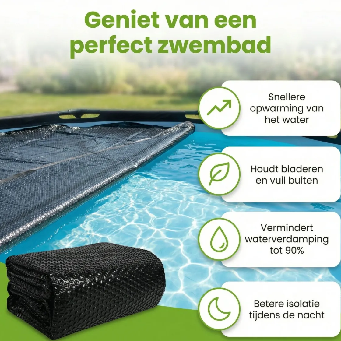 Comfortpool Pool Zubehör^Pro ø396 cm Abdeckplane - Black