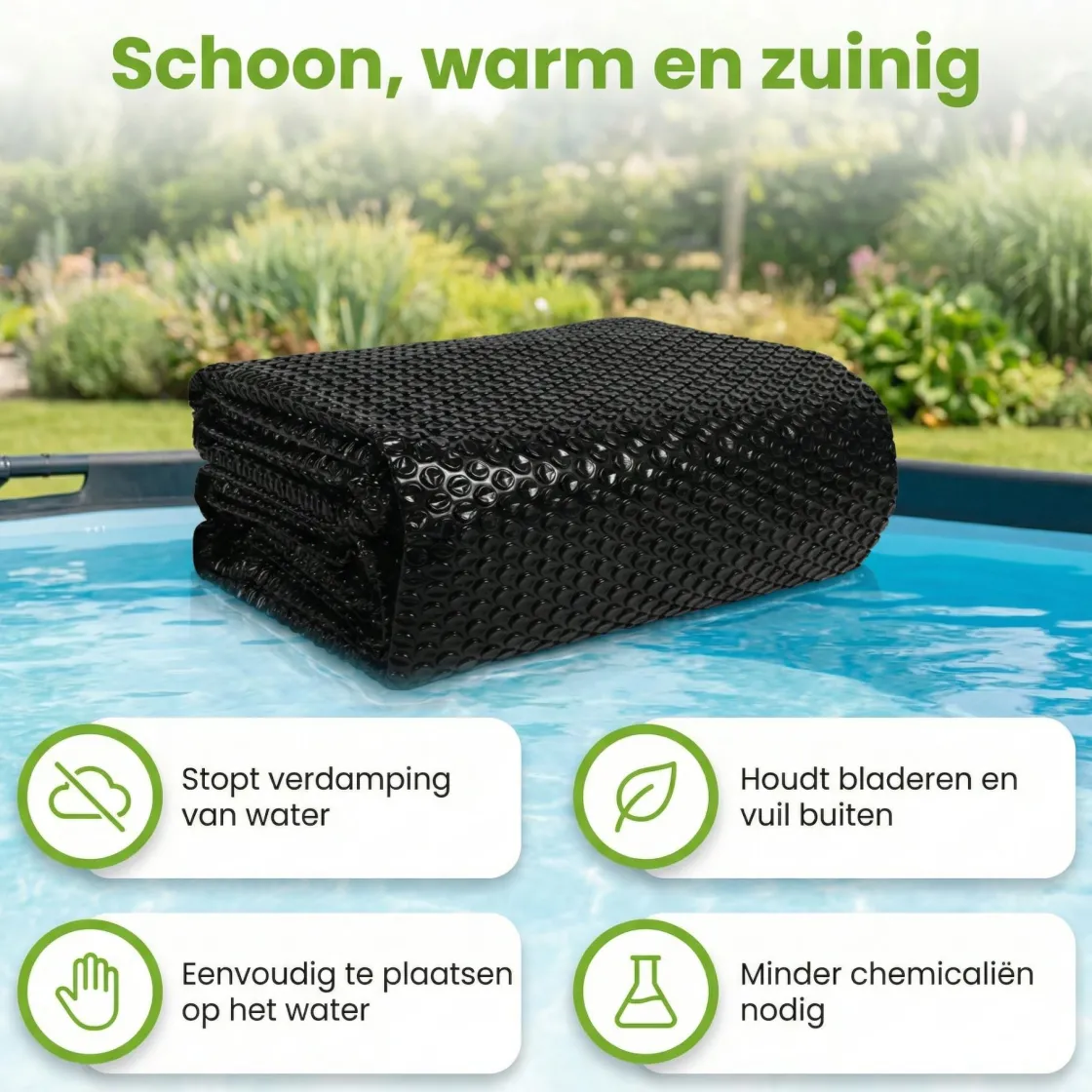 Comfortpool Pool Zubehör-Pro ø366 cm Abdeckplane - Black