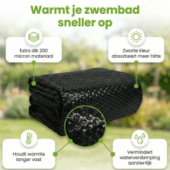 Comfortpool Pro 300x200 cm Abdeckplane - Black< Pool Zubehör