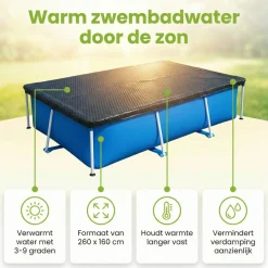 Comfortpool Pool Zubehör-Pro 260x160 cm Abdeckplane - Black