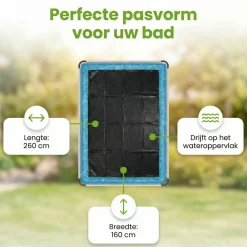 Comfortpool Pool Zubehör-Pro 260x160 cm Abdeckplane - Black