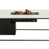 Cosi Gartentische^Fires design Line Feuertisch - Black/White marble