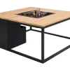 Cosi Gartentische^Fires loft 100 Feuertisch - Black / Teak