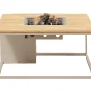 Cosi Gartentische^Fires loft 120 Feuertisch - Beige/Teak