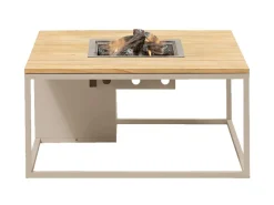 Cosi Gartentische^Fires loft 120 Feuertisch - Beige/Teak