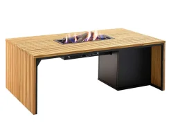 Cosi bridge 140 Feuertisch aus Teakholz< Gartentische