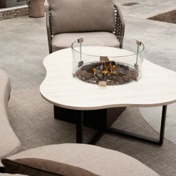 Cosi Gartentische^loft Novi espresso - Espresso Brown/Stone Look