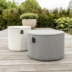 Cosi Gartenmöbel Zubehör^pouf Comfort 45 x 45 cm Pouf - Grey
