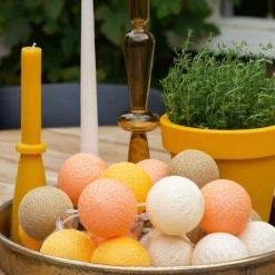 Cotton Ball Lights Outdoor Extension Kit lichterkette - Naranja< Lichterketten|Lichterketten