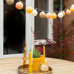 Cotton Ball Lights Outdoor Extension Kit lichterkette - Naranja< Lichterketten|Lichterketten