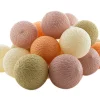 Cotton Ball Lights Lichterketten|Lichterketten-Outdoor Starter Kit lichterkette - Dulce