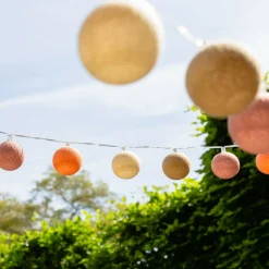 Cotton Ball Lights Lichterketten|Lichterketten-Outdoor Starter Kit lichterkette - Dulce