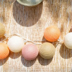 Cotton Ball Lights Lichterketten|Lichterketten-Outdoor Starter Kit lichterkette - Dulce