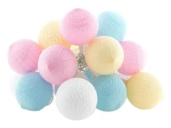 Cotton Ball Lights Lichterketten|Lichterketten^Outdoor Extension Kit lichterkette - Pastell