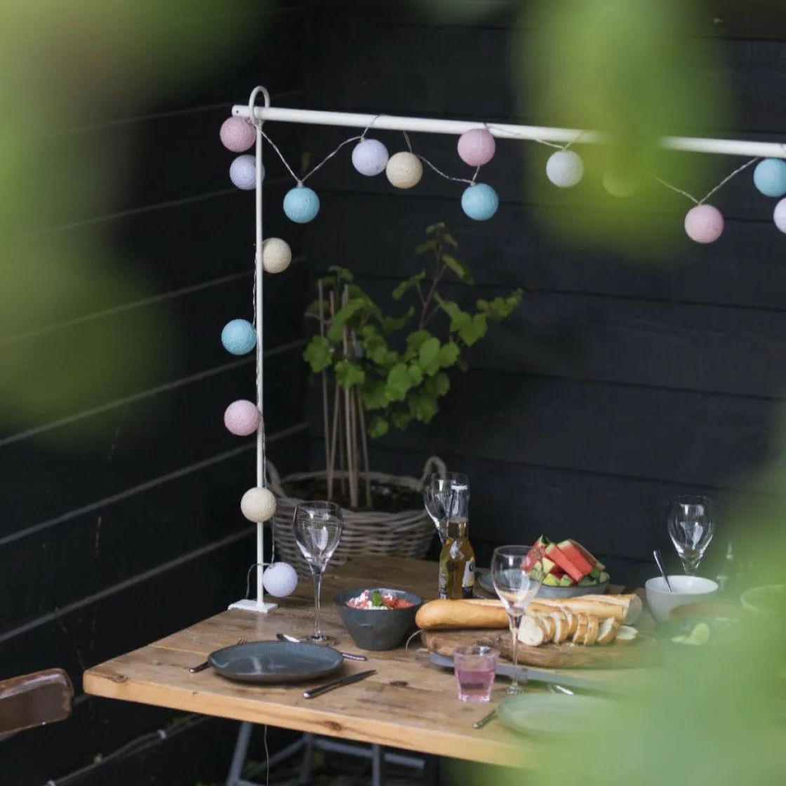 Cotton Ball Lights Lichterketten|Lichterketten^Outdoor Extension Kit lichterkette - Pastell