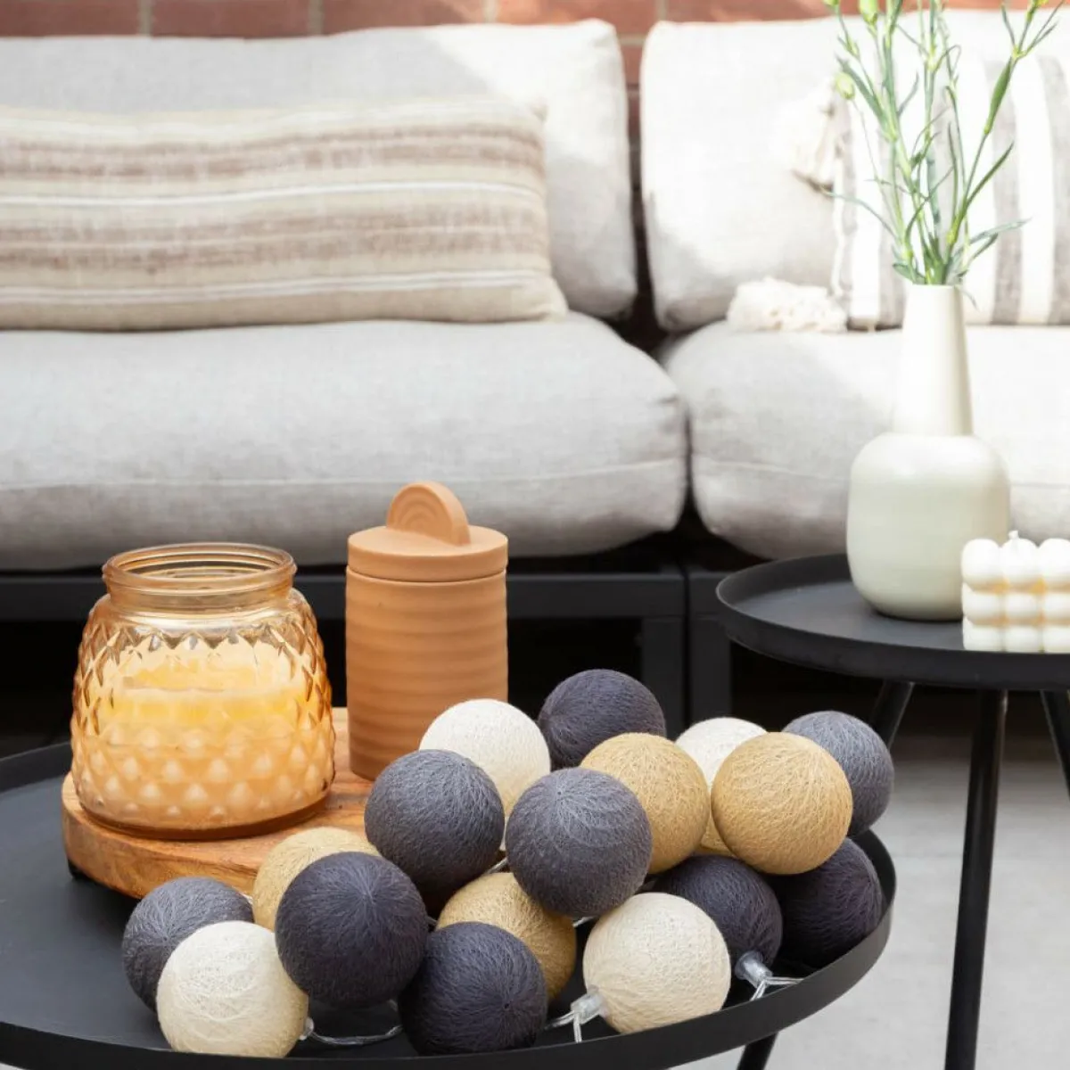 Cotton Ball Lights Outdoor Extension Kit lichterkette - Concreto< Lichterketten|Lichterketten