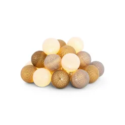Cotton Ball Lights Lichterketten|Lichterketten-Outdoor Starter Kit lichterkette - Caramelo