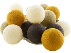 Cotton Ball Lights Lichterketten|Lichterketten-Outdoor Starter Kit lichterkette - Sol