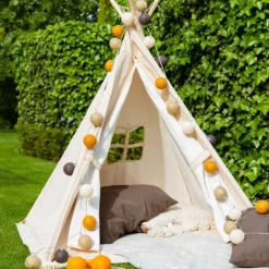 Cotton Ball Lights Lichterketten|Lichterketten-Outdoor Starter Kit lichterkette - Sol