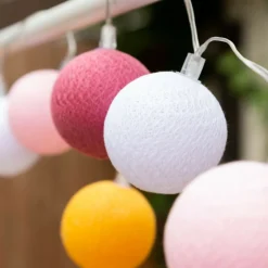 Cotton Ball Lights Lichterketten|Lichterketten-Outdoor Extension Kit lichterkette - Pasion