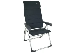 Crespo Campingstühle Mit Verstellbarer Rückenlehne|Klappstühle-AA-213 Air-Elite Compact Grey Klappstuhl