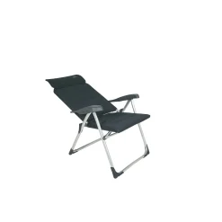 Crespo Campingstühle Mit Verstellbarer Rückenlehne|Klappstühle-AA-213 Air-Elite Compact Grey Klappstuhl