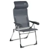 Crespo AL-215 Compact Klappstuhl - Dark Grey< Campingstühle Mit Verstellbarer Rückenlehne|Klappstühle