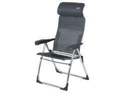 Crespo AL-215 Compact Klappstuhl - Dark Grey< Campingstühle Mit Verstellbarer Rückenlehne|Klappstühle