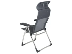 Crespo AL-215 Compact Klappstuhl - Dark Grey< Campingstühle Mit Verstellbarer Rückenlehne|Klappstühle