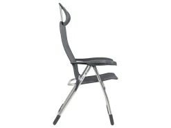 Crespo AL-215 Compact Klappstuhl - Dark Grey< Campingstühle Mit Verstellbarer Rückenlehne|Klappstühle