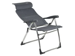 Crespo AL-215 Compact Klappstuhl - Dark Grey< Campingstühle Mit Verstellbarer Rückenlehne|Klappstühle