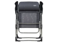 Crespo AL-215 Compact Klappstuhl - Dark Grey< Campingstühle Mit Verstellbarer Rückenlehne|Klappstühle