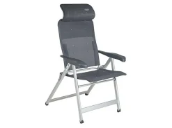 Crespo Campingstühle Mit Verstellbarer Rückenlehne|Klappstühle-AL-237 Compact Klappstuhl - Dark Grey