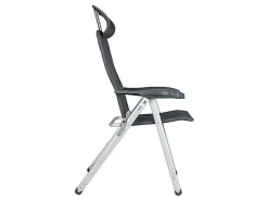 Crespo Campingstühle Mit Verstellbarer Rückenlehne|Klappstühle-AL-237 Compact Klappstuhl - Dark Grey
