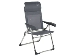 Crespo AL-213 Compact Klappstuhl - Dark Grey< Campingstühle Mit Verstellbarer Rückenlehne|Klappstühle