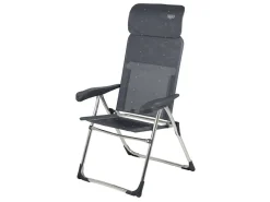 Crespo AL-213 Compact Klappstuhl - Dark Grey< Campingstühle Mit Verstellbarer Rückenlehne|Klappstühle