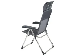 Crespo AL-213 Compact Klappstuhl - Dark Grey< Campingstühle Mit Verstellbarer Rückenlehne|Klappstühle