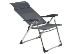 Crespo AL-213 Compact Klappstuhl - Dark Grey< Campingstühle Mit Verstellbarer Rückenlehne|Klappstühle