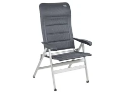 Crespo AL-238 Deluxe Klappstuhl - Dark Grey< Campingstühle Mit Verstellbarer Rückenlehne|Klappstühle