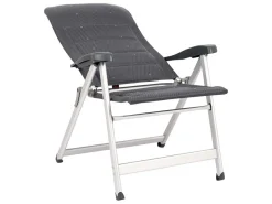 Crespo Campingstühle Mit Verstellbarer Rückenlehne|Klappstühle^AL-235 Deluxe Klappstuhl - Dark Grey
