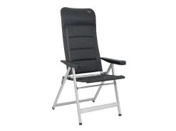 Crespo Campingstühle Mit Verstellbarer Rückenlehne|Klappstühle-AL-240 Deluxe Klappstuhl - Grey